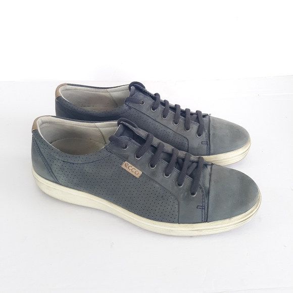 Ecco Soft 7 Leather Sneakers Mens size 10 - Picture 1 of 7